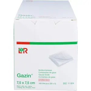 GAZINMullkomp.7,5x7,5cmsteril8fach20X5St