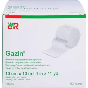 GAZINVerbandmull10cmx10m8fach1St