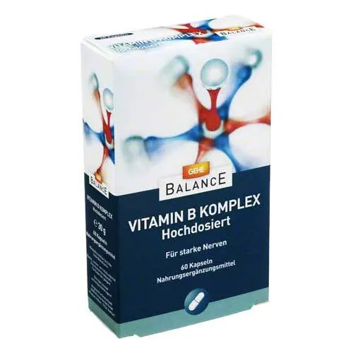 GEHE BALANCE Vitamin B Komplex Kapseln, 60 St