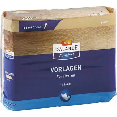 GEHE BALANCE Vorlage Herren extra, 14 St