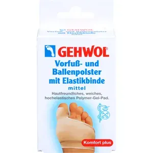 GEHWOLVorfuß-u.Ballenpolsterm.Elastikb.mittel1St