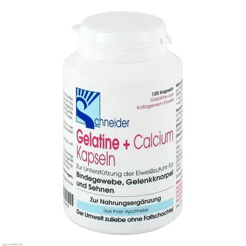 Gelatine + Calcium Kapseln, 120 St