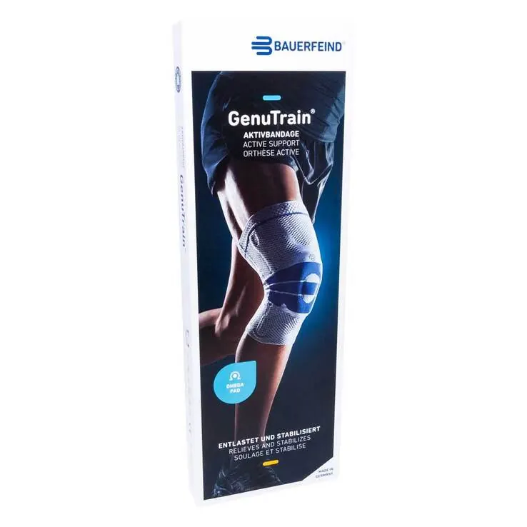 Genutrain Kniebandage Größe 1 schwarz, 1 St