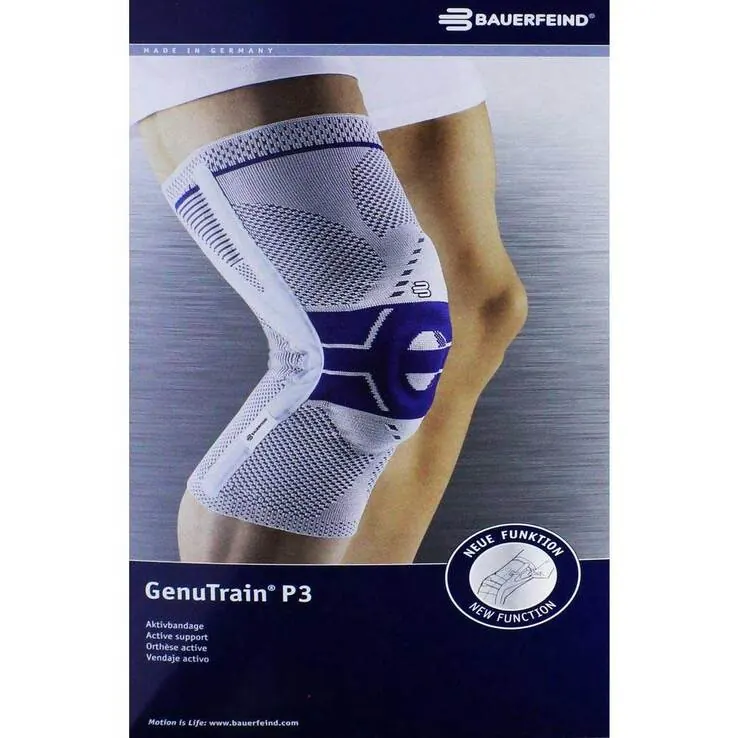 Genutrain Kniebandage P3 links Größe 3 schwarz, 1 St