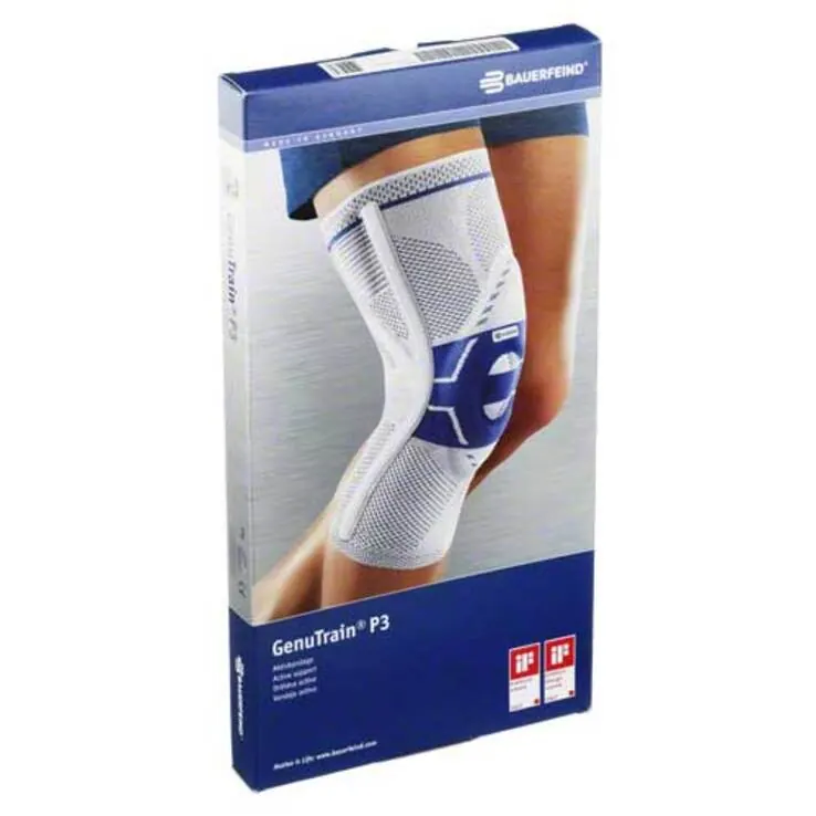 Genutrain Kniebandage P3 links Größe 3 titan, 1 St