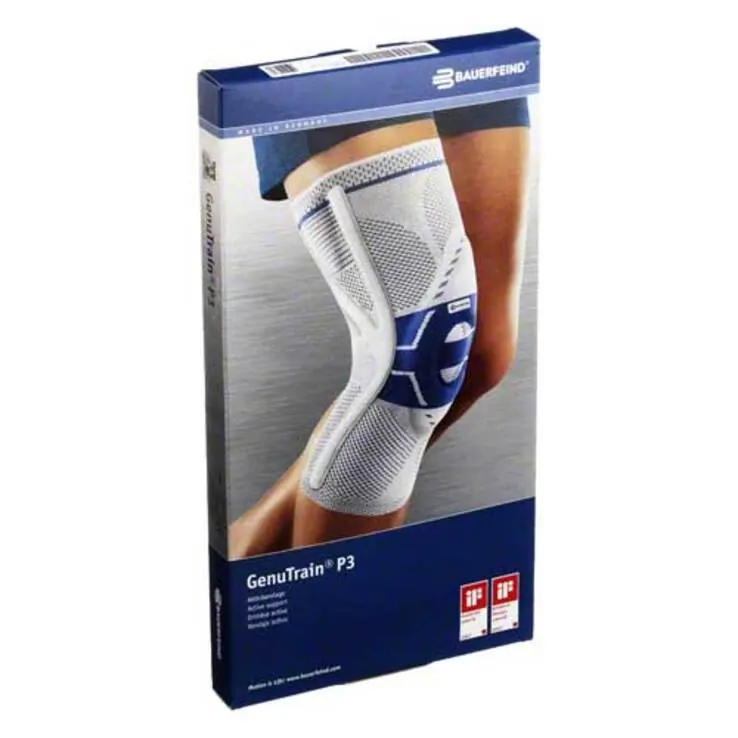 Genutrain Kniebandage P3 links Größe 5 titan, 1 St