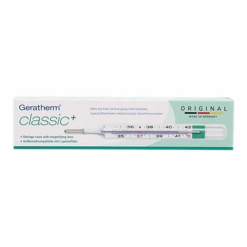 Geratherm classic XL ohne Quecksilber Fieberth.mit Lupe, 1 St