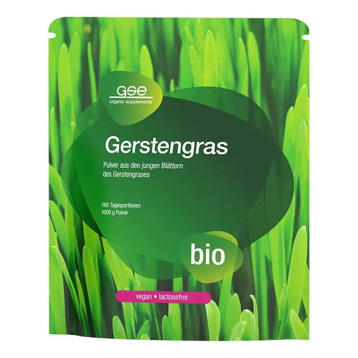Gerstengras Bio Pulver, 1000 g