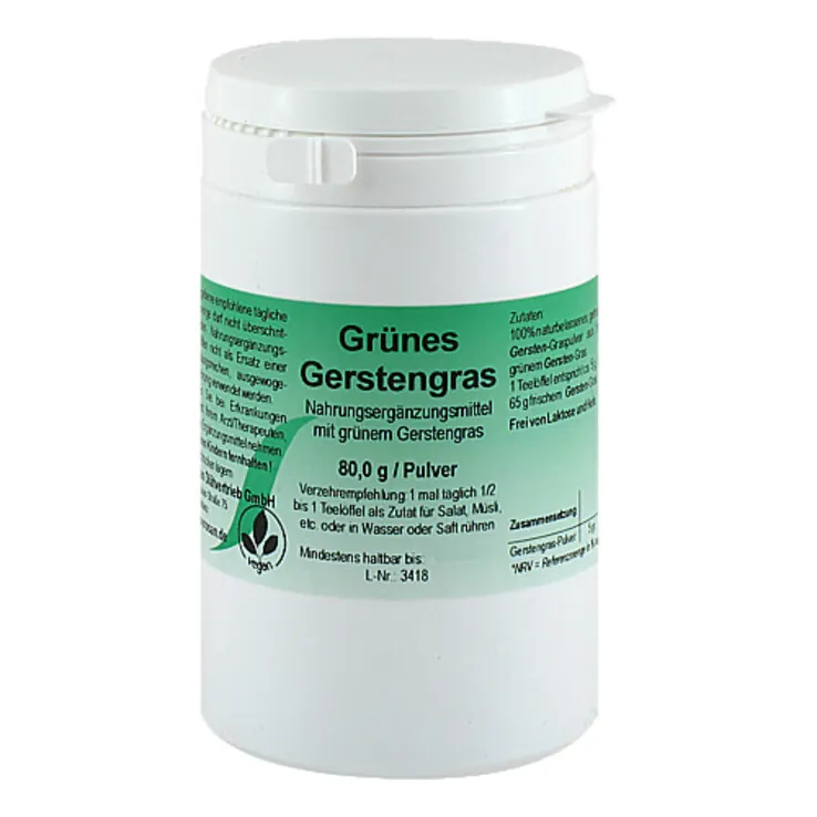 Gerstengras Pulver, 80 g