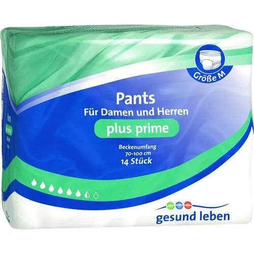 Gesund Leben Pants plus prime Größe M, 14 St