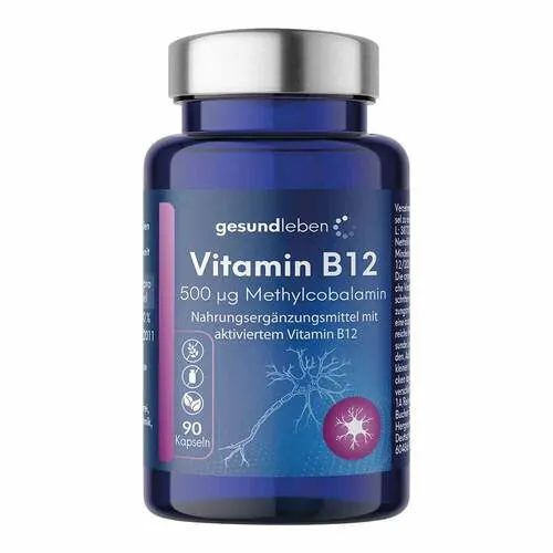 Gesund Leben Vitamin B12 Kapseln, 90 St
