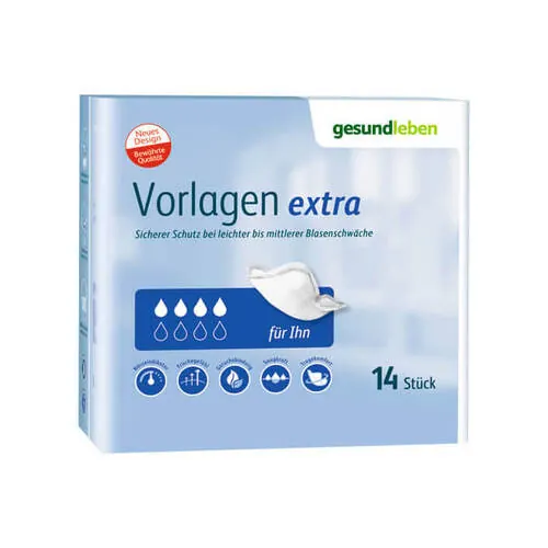 GESUND LEBEN Vorlage Herren extra, 10 St