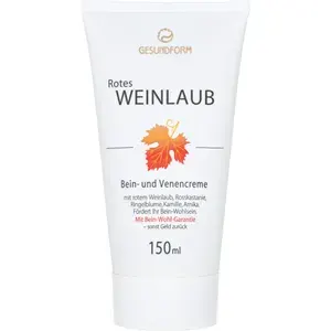 GESUNDFORMrotesWeinlaubCreme150ml