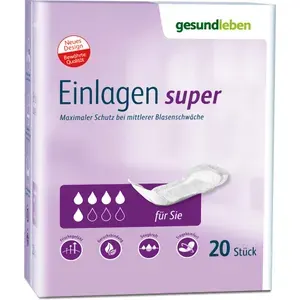 GESUNDLEBENEinlagensuper6X20St