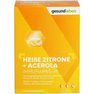 GESUNDLEBENheißeZitrone+AcerolaPulver20Stück