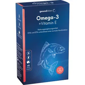 GESUNDLEBENOmega-31.000mgKapseln+VitaminE60Stück