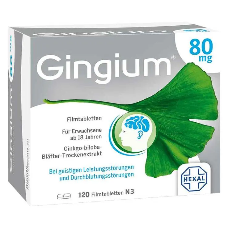 Gingium 80 mg Filmtabletten, 120 St