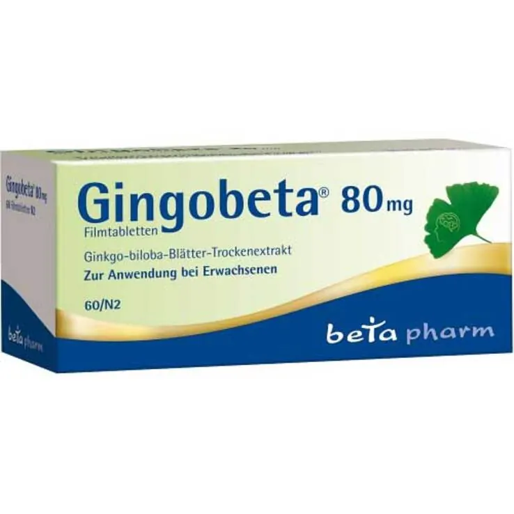 Gingobeta 80 mg Filmtabletten, 60 St