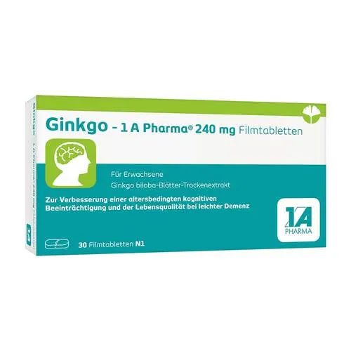Ginkgo-1A Pharma 240 mg Filmtabletten, 30 St