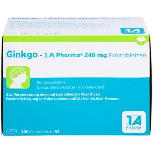 GINKGO-1APharma240mgFilmtabletten120St