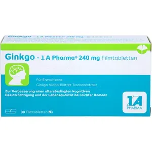 GINKGO-1APharma240mgFilmtabletten30St