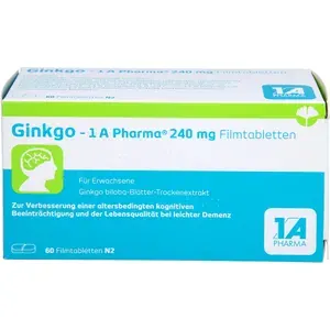 GINKGO-1APharma240mgFilmtabletten60St