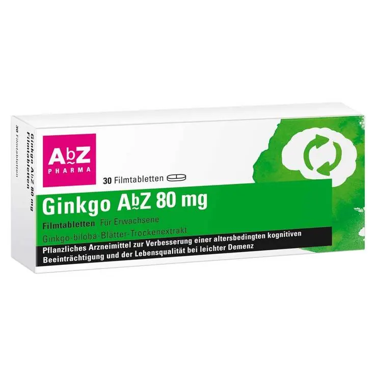 Ginkgo Abz 80 mg Filmtabletten, 30 St