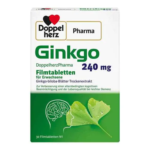 Ginkgo Doppelherzpharma 240 mg Filmtabletten, 30 St