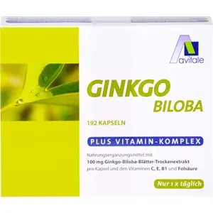 GINKGO100mgKapseln+B1+C+E192Stück