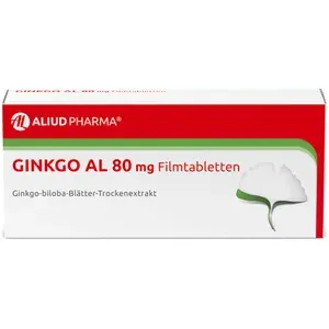 GinkgoAL80mgFilmtablettenbeialtersbedingtenGedächtniseinbußenmitleichterDemenz30St