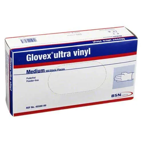 Glovex Ultra Vinyl Handschuhe mittel, 100 St