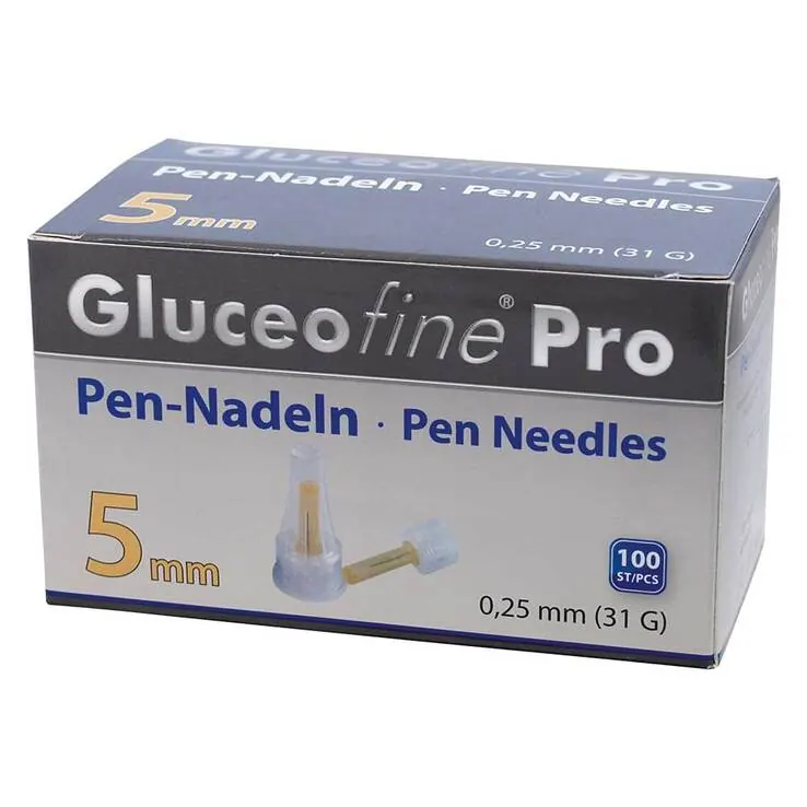Gluceofine® Pro Pen-Nadeln 31 G 0,25x5 mm, 100 St