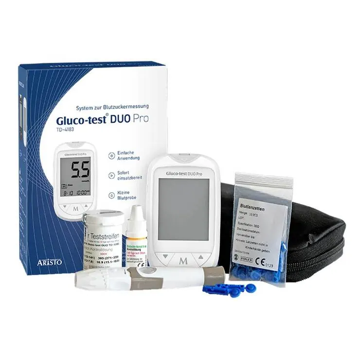 Gluco Test Duo Pro Set Blutzuckermessgerät mmol / l, 1 St