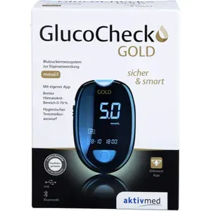 GLUCOCHECKGOLDBlutzuckermessgerätSetmmol/l1St