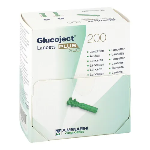 GLUCOJECT Lancets, 200 St