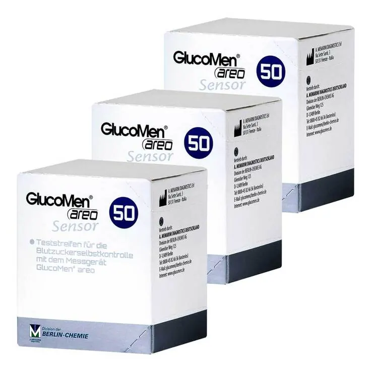 GlucoMen areo Sensor Teststreifen, 3x50 St
