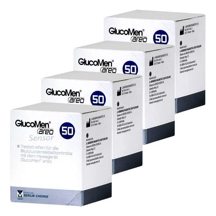 GlucoMen areo Sensor Teststreifen , 4x50 St