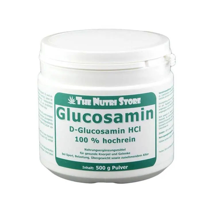 Glucosamin 100% rein Pulver, 500 g