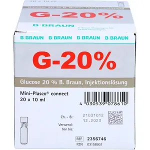 GLUCOSE20%B.BraunMiniPlascoconnectInj.-Lsg.20X10ml
