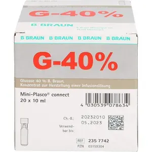 GLUCOSE40%B.BraunMiniPlascoconnectInf.-L.-K.20X10ml