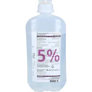 GLUCOSE5%DELTAMEDICAInfusionslösungPlastikfl.10X500ml