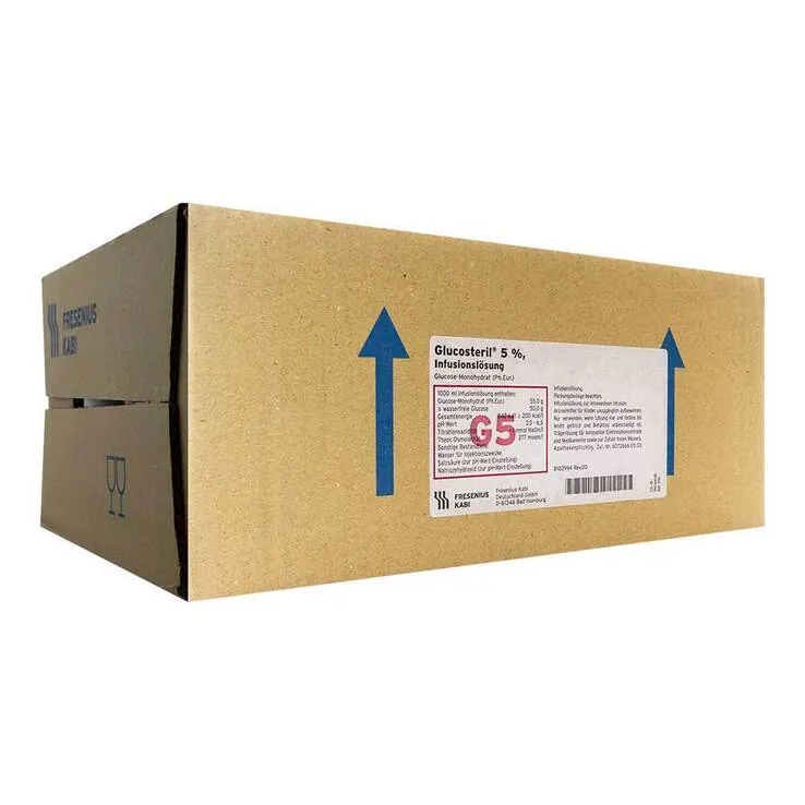 Glucosteril 5% Glasflasche Infusionslösung, 10X500 ml