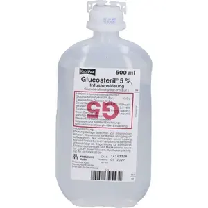 GLUCOSTERIL5%PlastikflascheInfusionslösung10X500ml