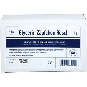 GLYCERINZÄPFCHENRösch3ggegenVerstopfung100St