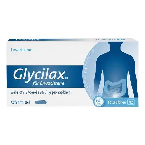 Glycilax Suppositorien für Erwachsene, 12 St
