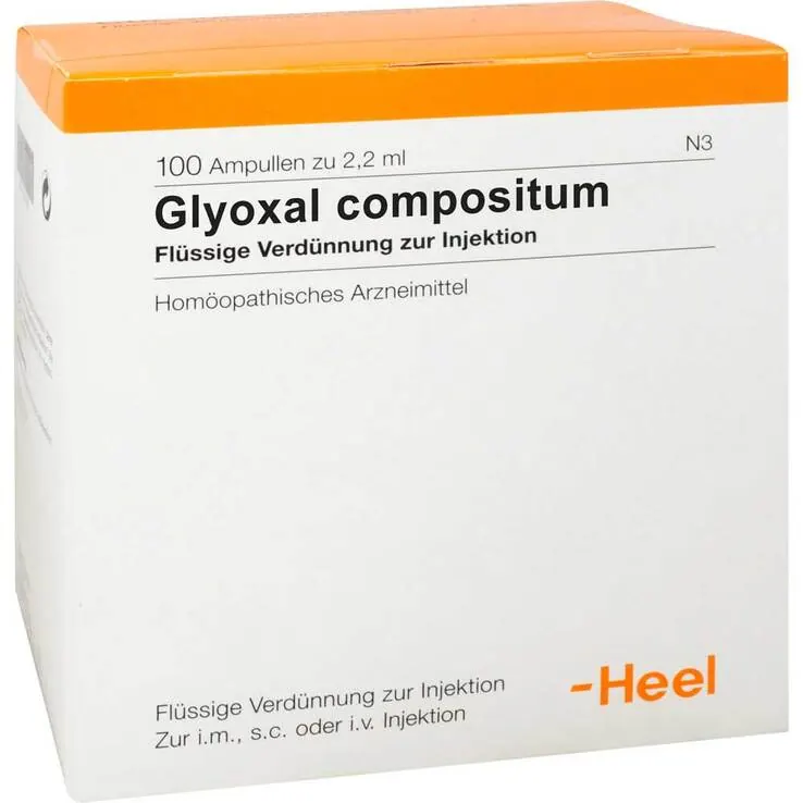 Glyoxal compositum Ampullen, 100 St