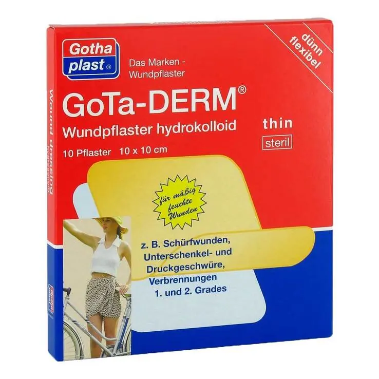 Gota Derm thin Pflaster, 10 St