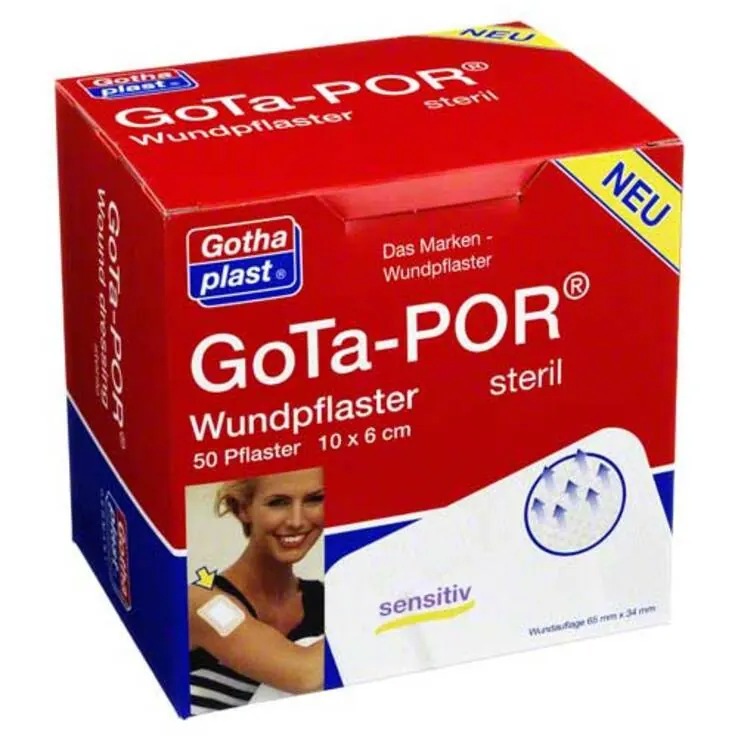 Gota-Por Wundpflaster steril 60x100 mm, 50 St