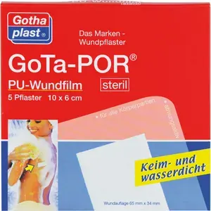 GOTA-PORPUWundfilm10x6cmsterilPflaster5St