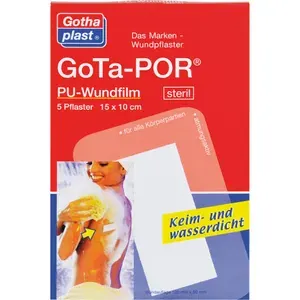 GOTA-PORPUWundfilm15x10cmsterilPflaster5St